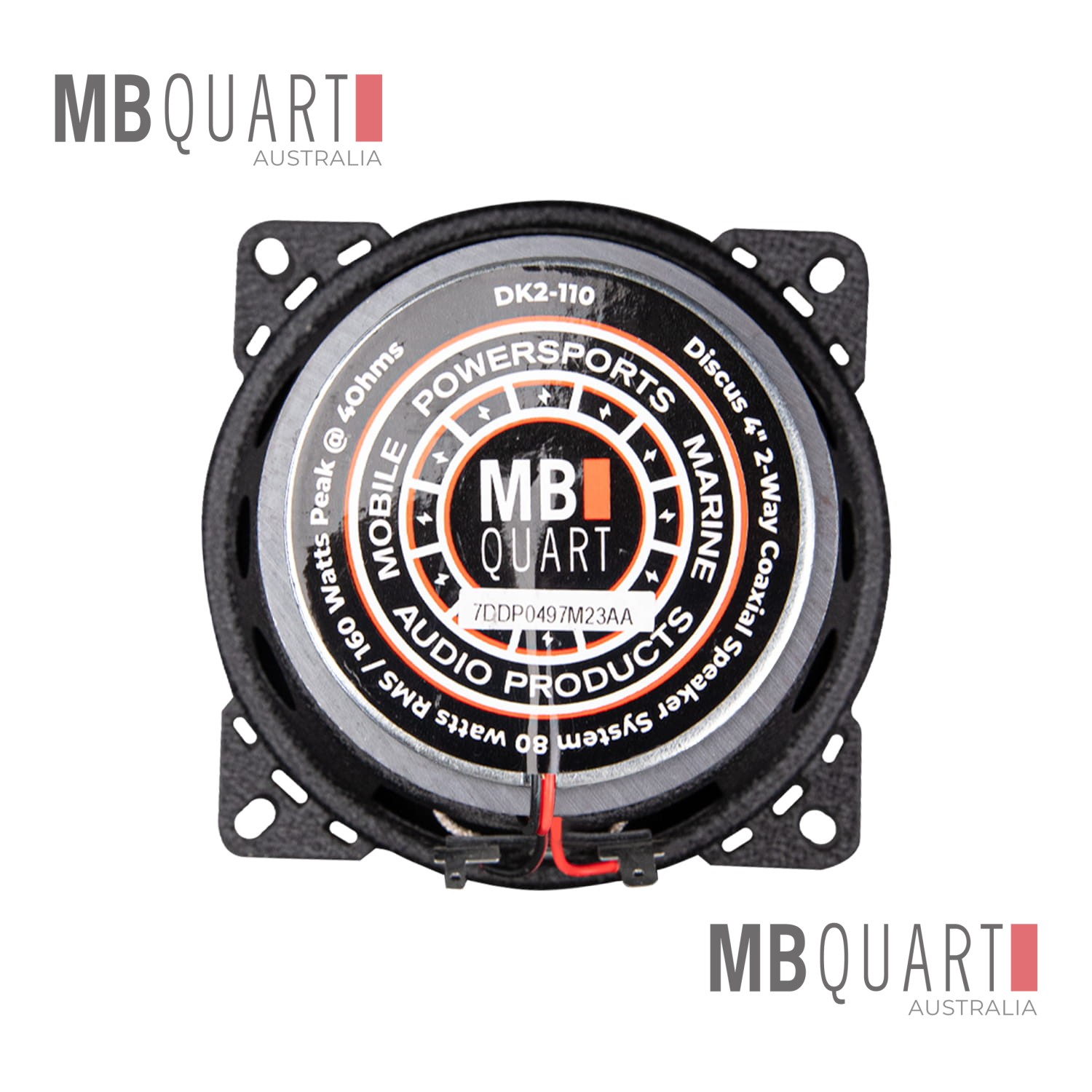 MB Quart Discus DK2-110 4 Inch Coaxial Speakers