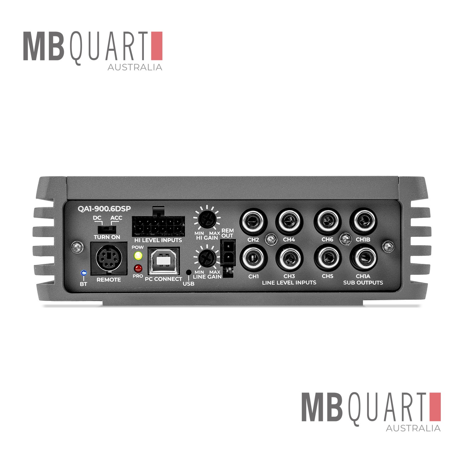 MB Quart QA1-900.6D Q-Series 900 Watt 6 Channel DSP Amplifier