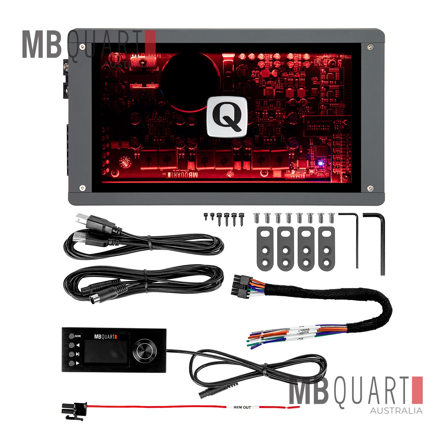 MB Quart QA1-900.6D Q-Series 900 Watt 6 Channel DSP Amplifier
